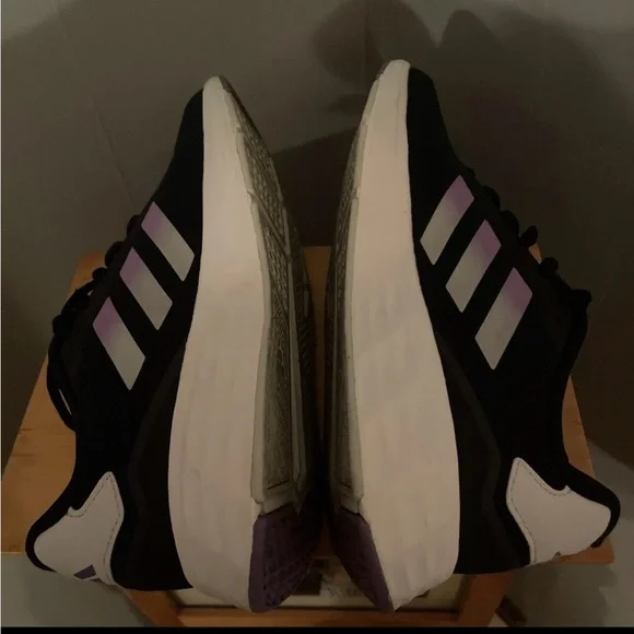 Adidas Light Motion Women’s Navy Blue/ Purple/White Sneakers Size 7 HP5675 - Picture 6 of 13